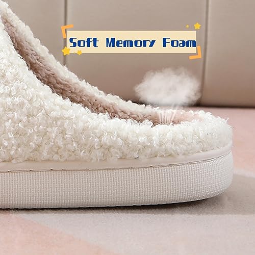 FAYUEKEY Slippers for Women House Indoor Meet Me at Midnight Fuzzy Bedroom Shoes2