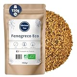 Semillas de Fenogreco Orgánicas en Hoja Suelta – Superalimento y Té Herbal, Comodidad Digestiva, Detox y Apetito – Trigonella foenum-graecum L. – Agricultura ecológica – Bolsa de 150 g (75 tazas)