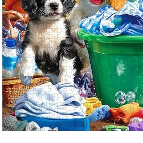 Puzles de perros de 1000 piezas para aliviar el estrés y relajar la mente de los adultos