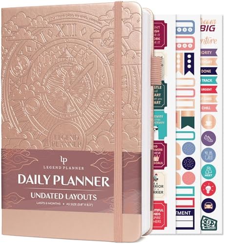 Cheneyboo Daily Planner Undated, To Do List Notebook With