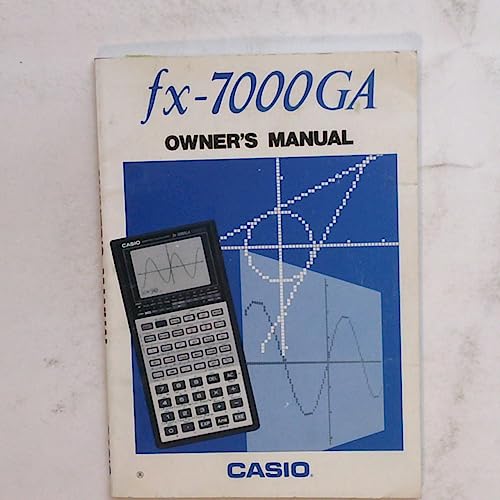 Casio fx-7000GA Owner's Manual