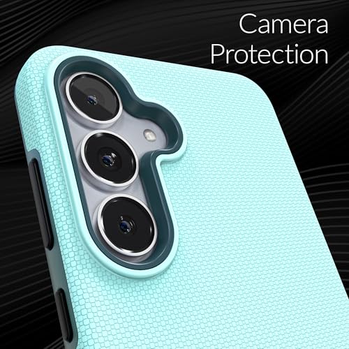 Image of Crave Compatible with Samsung Galaxy S25 FE Case, Shockproof Protection Dual Layer Case for Samsung Galaxy S25 FE (6.7 inch) - Aqua