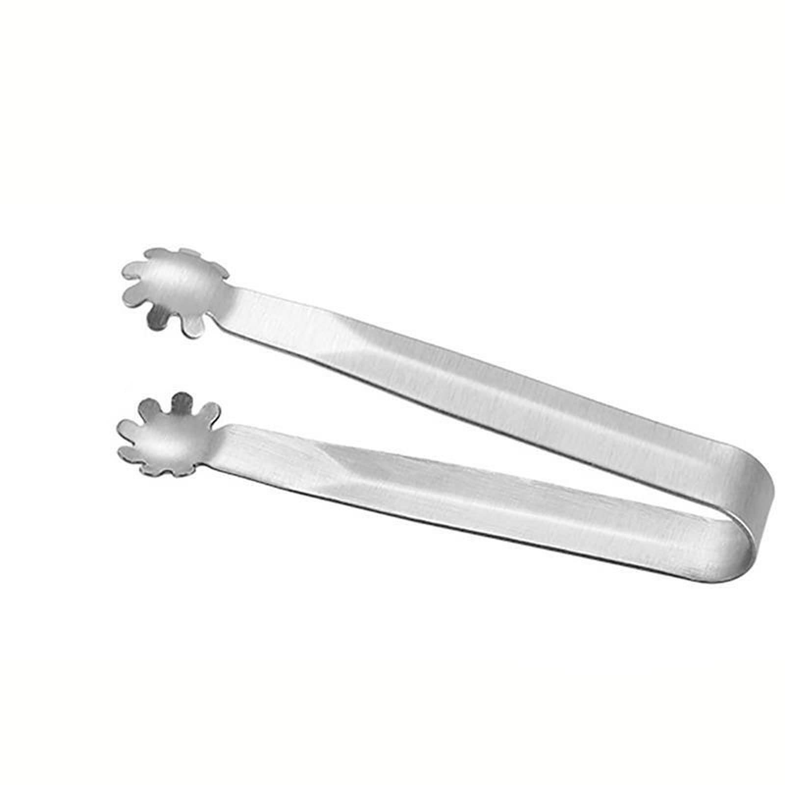 Pinces à glaçons en Acier Inoxydable, Mini Pinces à glaçons, universelles et Portables, Pinces à Sucre, Pinces à thé, Petites Pinces Alimentaires, Pinces à glaçons
