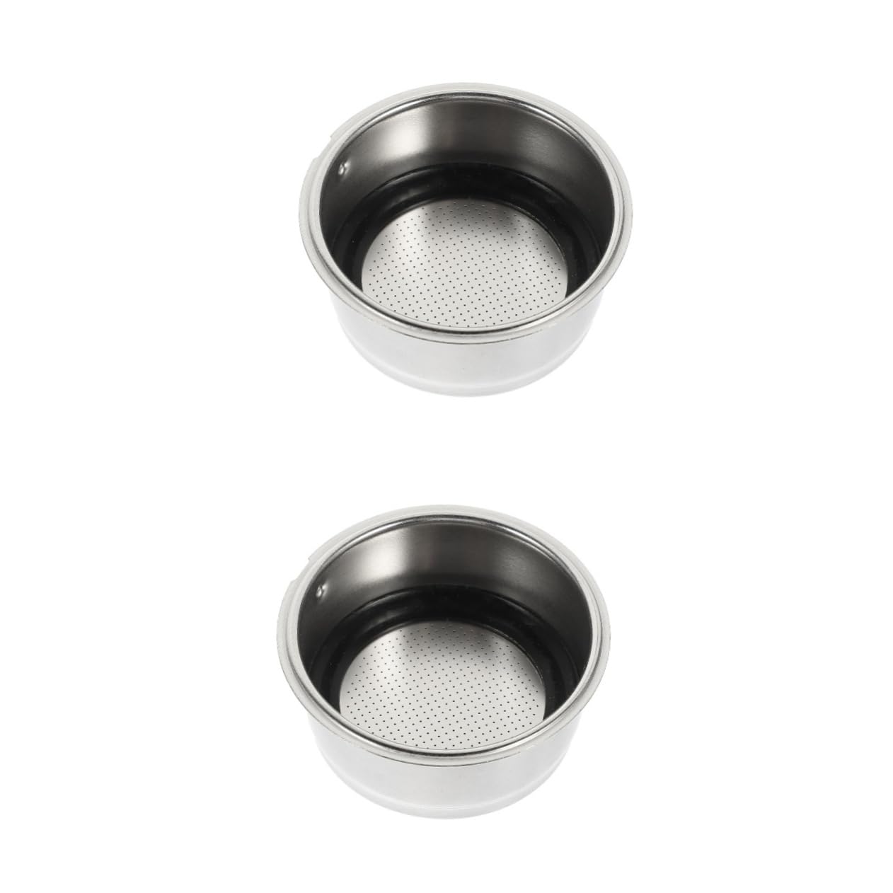 Uonlytech 2pcs Coffee Machine Detachable Filter Basket Espresso Strainer for Coffee Powder Easy to Use and Replacement