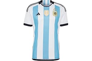 Men's Soccer Argentina 3-Star Winners Home Jersey