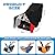 Hlimior Snow Blower Cover, Fit Most Electric Two Stage Snowblowers, 420D Heavy Duty Universal Snow Thrower Cover Waterproof, Windproof, Sunproof with Air Vent and Buckle Strap, Black