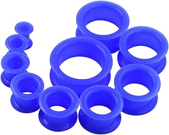 Acier Chirurgical Flesh Tunnels Oreille Jauge 316L Double Flare SIBJ