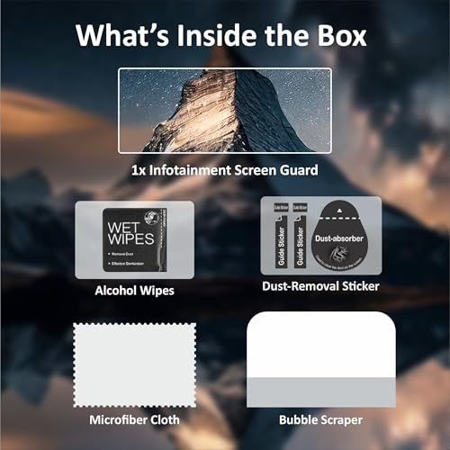 Image of Spartan Shield Screen Protector for MAHINDRA XUV 3XO REV-X M /M(O) Infotainment || Scratch Proof | Water Resistant | Bubble-Free Installation | New XUV3XO REVX 2025 Car Stereo Display Accessories [Not Tempered Glass]