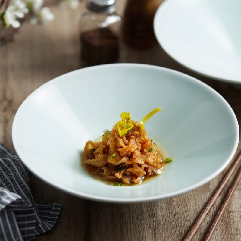 Miska na zupę ceramiczna miska do zupy chiński styl do ramen, kreatywna miska na zimne talerze okrągłe miski na przekąski do salonu ceramiczna miska na zupę