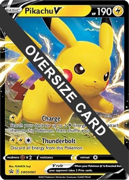 Pokemon - Pikachu Oversize/Jumbo Card - SWSH061 - Black Star Promo