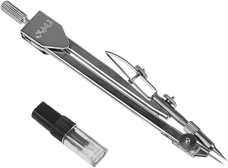 Amazon コンパス 文房具 金属製 替芯付き 製図用 デザイン 設計図 小学生 8601 コンパス 文房具 オフィス用品