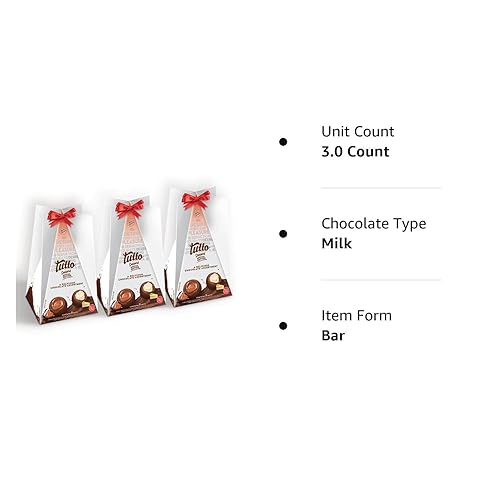 Miniatura 8 de Tutto Chocolates con leche rellenos de almendra crujiente y caramelo suave  Colección del día de San Valentín  7 unidades  Caja triangular de 3.28