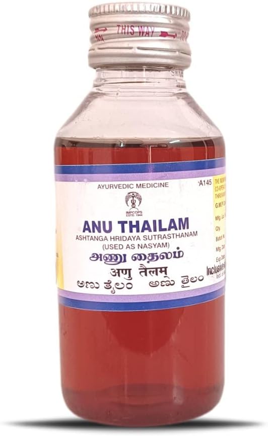 Anu Thailam, Ayurvedic Medicine, 100 ml