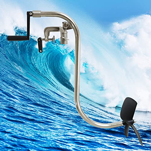 CNCEST Hand Crank Hand Crank Operated Outboard Motor Trolling Motor