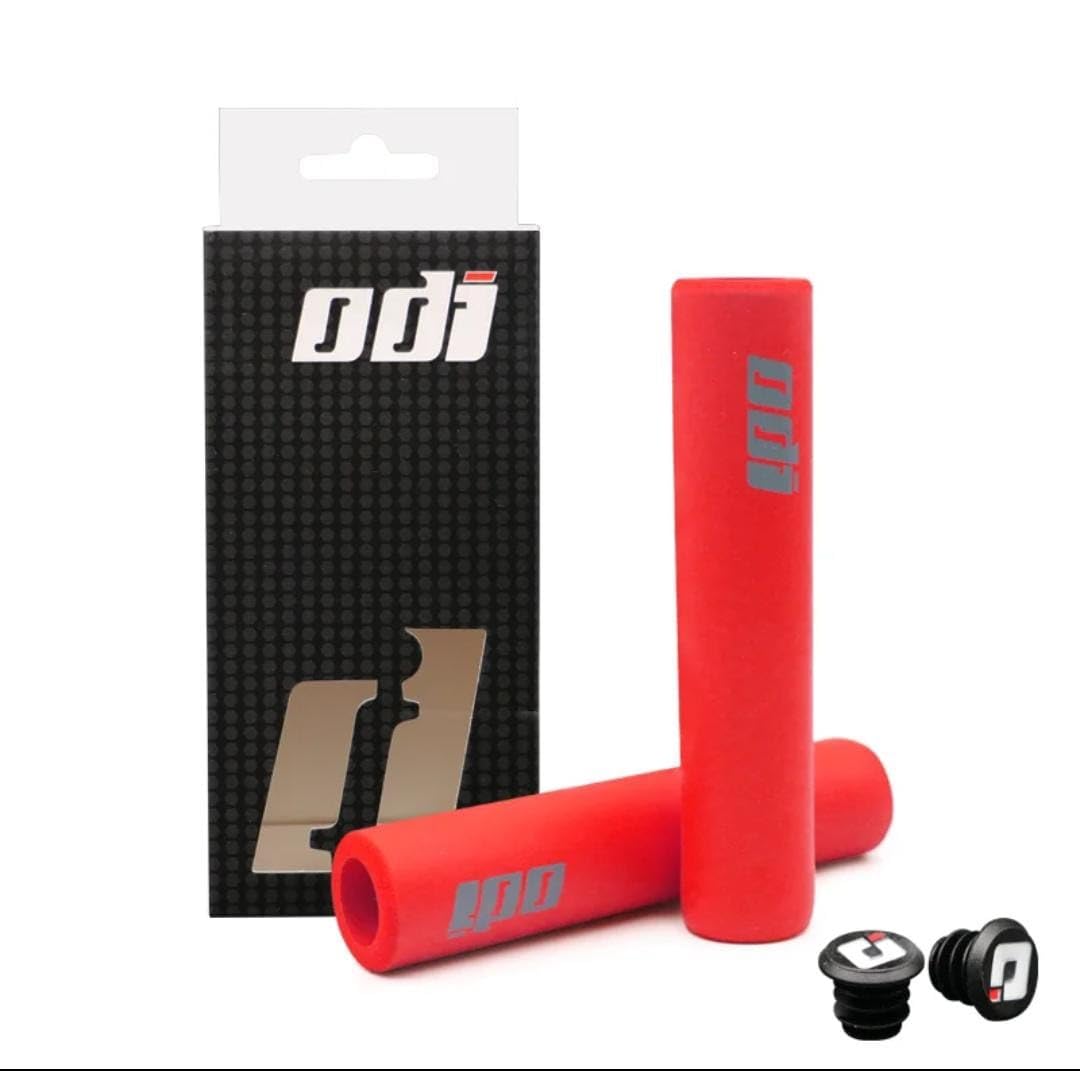 FCC RACING Present ODI Bicycle Grip Handlebar Grips Soft Bike Accessories (Red)-image-19