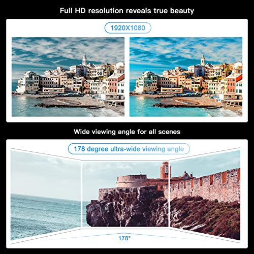 Viltrox Dc550 5.5" Full Hd Hdmi On-Camera Monitor Kit, 1200Nit Camera Field Monitor With Sunshade Hood, Battery, Storage Bag For Sony Canon Nikon Camera, 3Dlut, Focus Peaking, Histogram, False Colors #TOP7