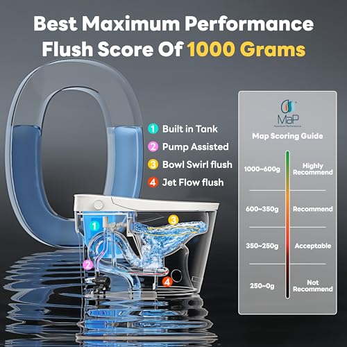 Image of Casta Diva Smart Toilet with Auto Open Close, ADA Comfort Height(K050Max)