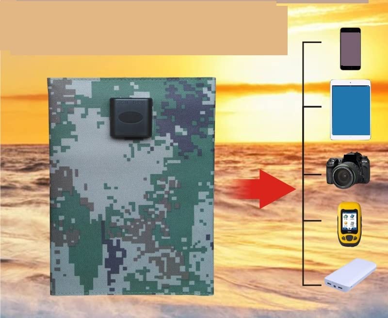 Pannello Solare Scheda di Ricarica for Telefono Cellulare Solare Pieghevole 19W 5V Pannello Solare for Ricarica Pannello Solare Borsa Pieghevole for Esterni