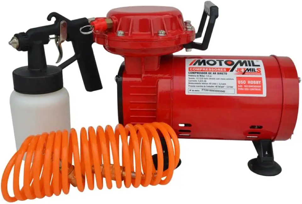 Compressor Ar Direto 1/3 HP Jetmais Bivolt - MOTOMIL