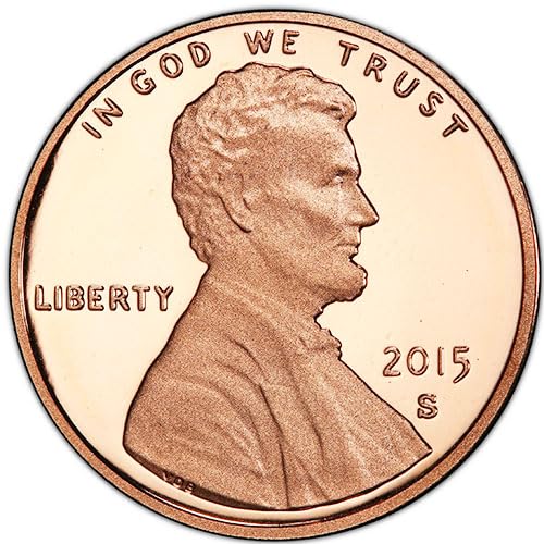 2015 S Proof Lincoln Shield Cent Choice Uncirculated US Mint