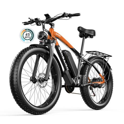 GENBAIKO Electric Bike for Adults 45MPH 52V 25Ah 2500W Peak