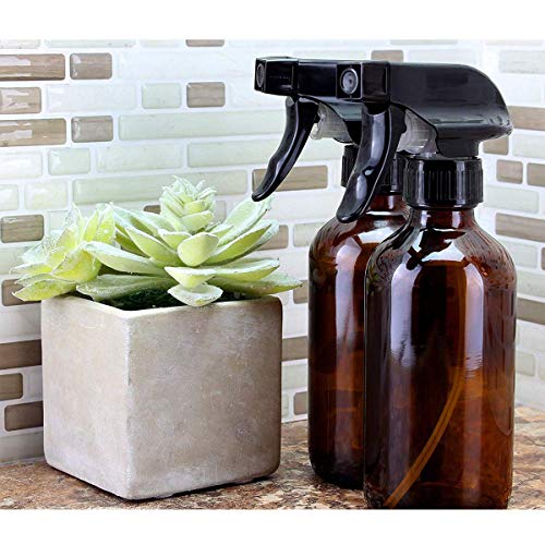 Uyoyous, flaconi Spray in Vetro ambrato, 4 Pezzi