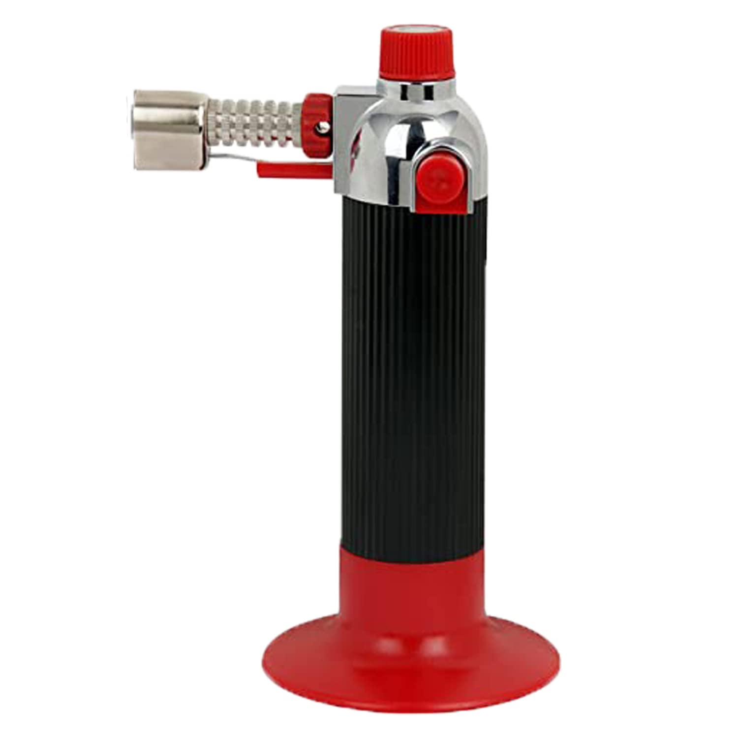 Chefs Torch Professional Flambe | Butane Torch, Professional Cooking Torch Culinary Lighter Butane Refillable, Adjustable Flame, Safety Lock for Baking, BBQ, Creme Brulee, Heat Shrinking Tubing FBC002