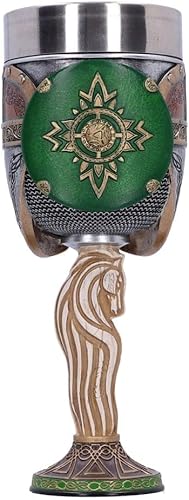 Miniatura 2 de Nemesis Now Copa de El Señor de los Anillos  Vaso temático pintado a mano, perfecto coleccionable para los fanáticos y entusiastas de LOTR, Rohan
