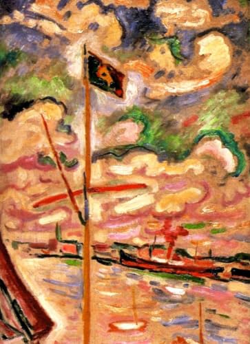 Pintura por números Georges Braque set DTAUPREB con lienzos y acrílicos de alta cobertura