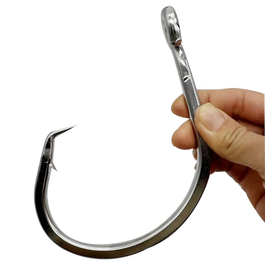 LkyRui 39960 Fishing Hook Giant 24/0 28/0 Stainless Steel