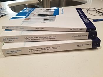 Paperback Kaplan Schweser - CAIA 2017 Level 1 September Edition Book