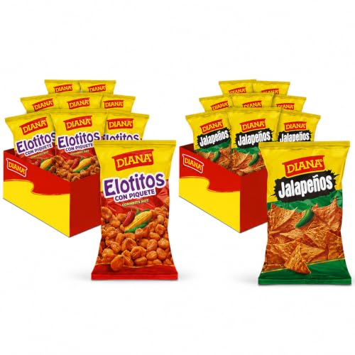 Diana Jalapeños and Elotitos Spicy Chips Bundle, 16 Bags image 5