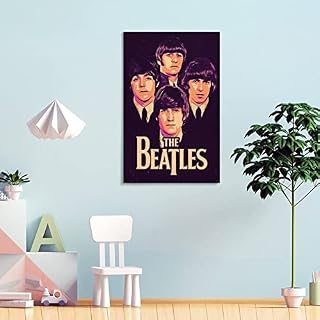 The Beatles Poster de peinture décorative sur toile - Poster mural et art - Décoration moderne pour chambre à coucher… – Image 4