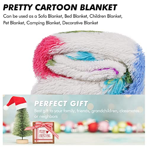 Andecor White Fluffy Throw Blanket For Kids Boys, Fuzzy Warm Lightweight Faux Fur Fleece Blankets For Bedroom Nursery Preschool Home Decor, 50 X 60 Inches #TOP4