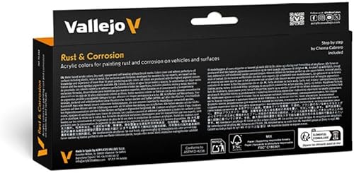 Miniatura 8 de Vallejo Juego de pintura de madera y cuero