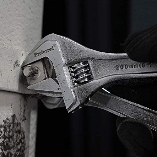 Clé à molette Proferred T05053 avec ouverture réglable de précision - 7
