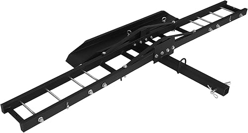 Miniatura 7 de Generic Rear Trailer Steel Mount Rack Anti Tilt Adjustable Road Bike Storage Bracket Foldable for SUVs Cars Trucks Vans