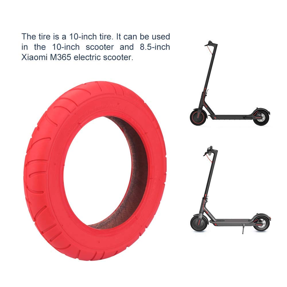 Ruote di Ricambio per Scooter Elettrico,Parti di Ricambio per Scooter per Pneumatici di bilanciamento del Tubo Esterno del Pneumatico da 10 Pollici compatibili per M365