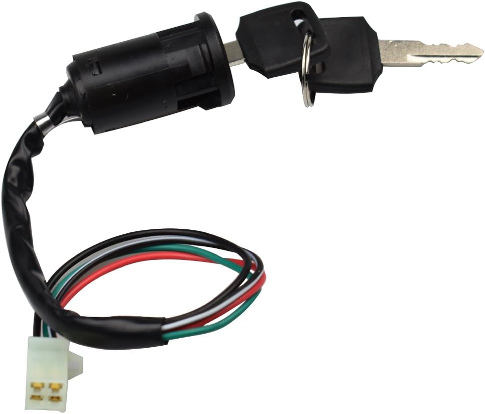 Kick Start Dirt Pit Bike Wire Harness Wiring Loom CDI Ignition Coil Magneto Spark Plug Rebuild Kit for 50cc -125cc Stator CDI Coil ATV Quad Bike Buggy Go Kart