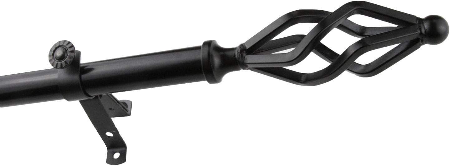 Rod Desyne Marquise Single Curtain Rod Set