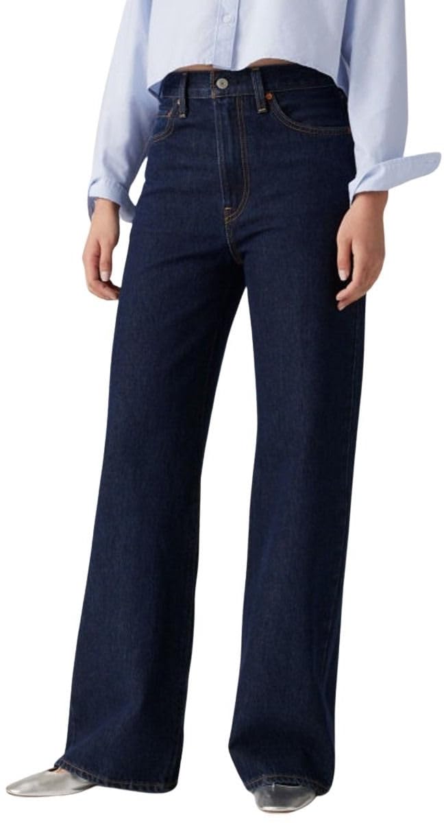 Levi's Jeans Da Donna Ribcage Wide Leg, Shaded View, 28W X 32L-image