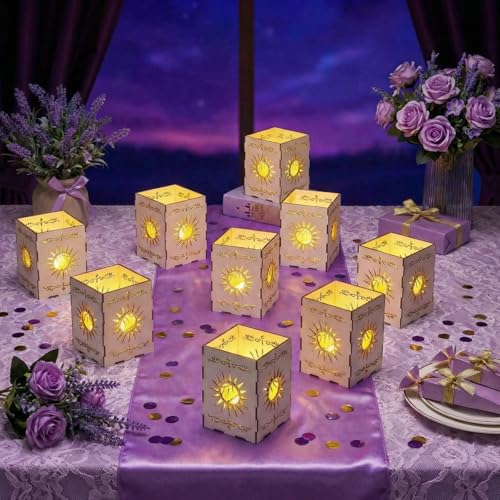 Fuyoooo 12 Set Princess Sun Centerpieces for Table...