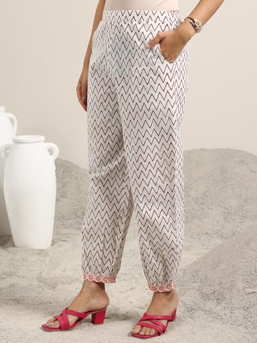 Image of Libas Printed Cotton Straight Kurta With Salwar and Dupatta | daily wear suit
