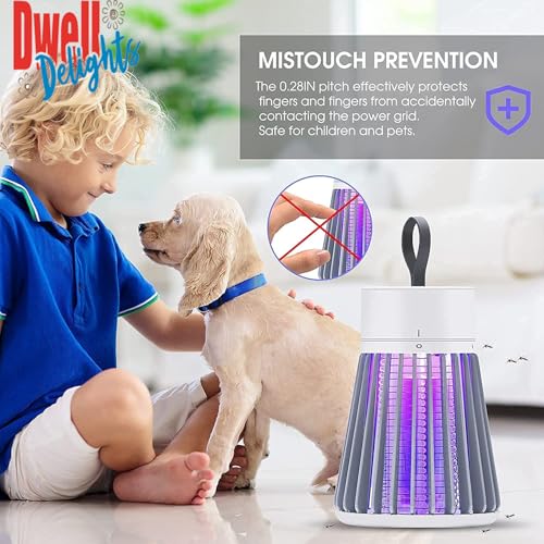 Image of Dwell Delight Mosquito Killer Machine Mosquito Killer USB Powered Bug Zapper Mosquito Lamp for Home Electric LED Lamp Mosquito Killer Indoor /Outdoor Mosquito Trap Machine