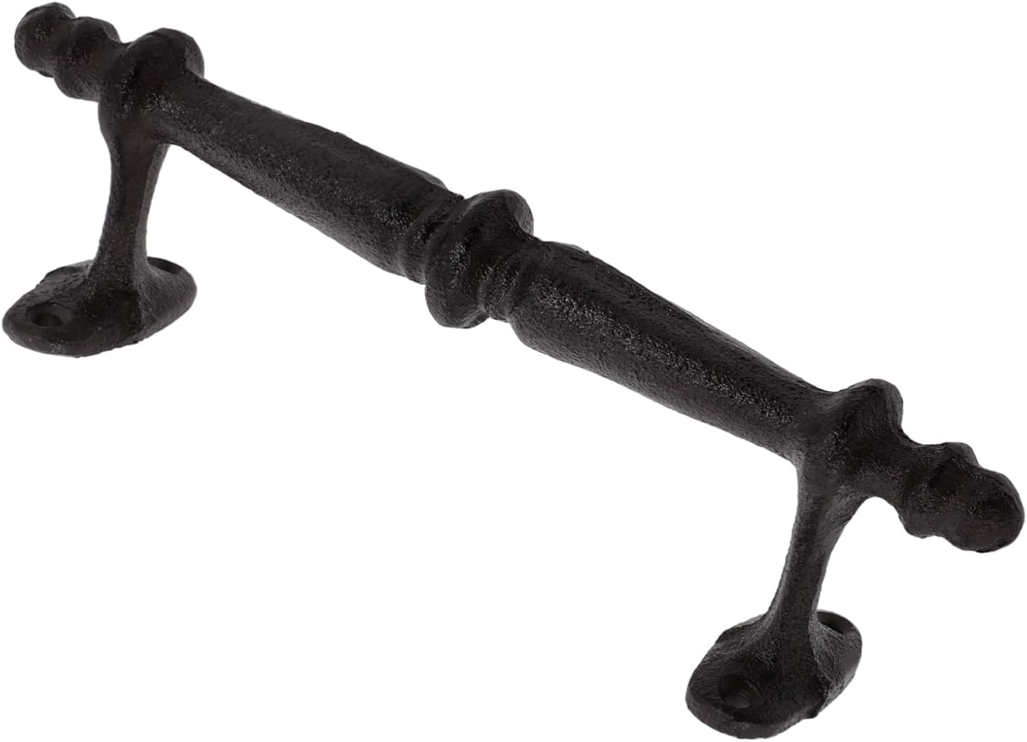 Antique Cast Iron Door Pull Handle Rustic European Decorative Handle for Outdoor Gates Fences and Cabinets Heavy Duty Vintage Style