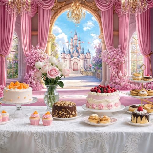 Fondo fotográfico Castillo princesa 10x8 pies miniatura 3