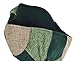 Wonderful Fashion Men's Classic Herringbone, Green-patchwork, Size Large/X-Large