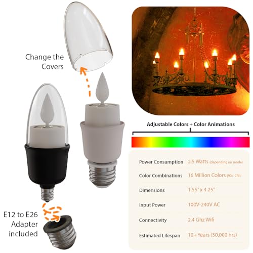 Image of Smart Flameless Candle Lightbulb