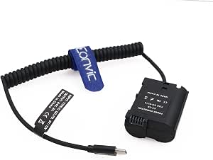 Dummy-Akku Mit USB-C Für Nikon Kameras – EN-EL15/EP-5B Ersatz Für D7000, D750, D850 Uvm.