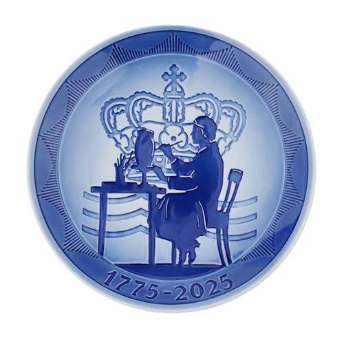 [Legal import] Copenhagen Royal Copenhagen Blue Anniversary Plate 18 cm Royal Copenhagen 250th Anniversary Diameter Approx. 18 cm Blue 1074930
